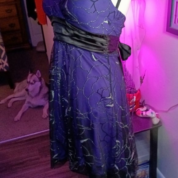 Prom Dress Jung Kim  Mini halter dress size 8 - Picture 2 of 4